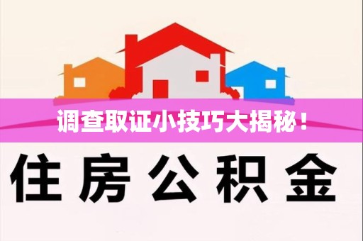 安远调查取证小技巧大揭秘！