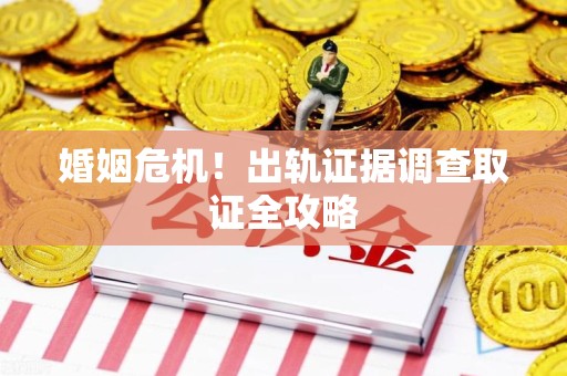 安远婚姻危机！出轨证据调查取证全攻略