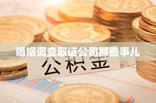 安远婚姻调查取证公司那些事儿