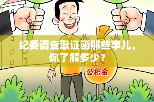 安远纪委调查取证函那些事儿，你了解多少？