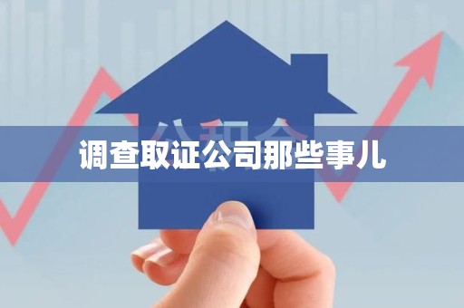 安远调查取证公司那些事儿